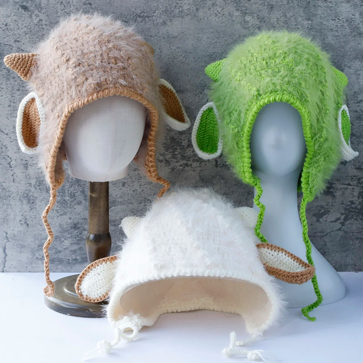 Winter Forest Folk Hats