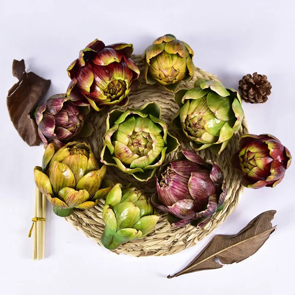 Artificial Artichoke Fake Vegetables Table Decorations