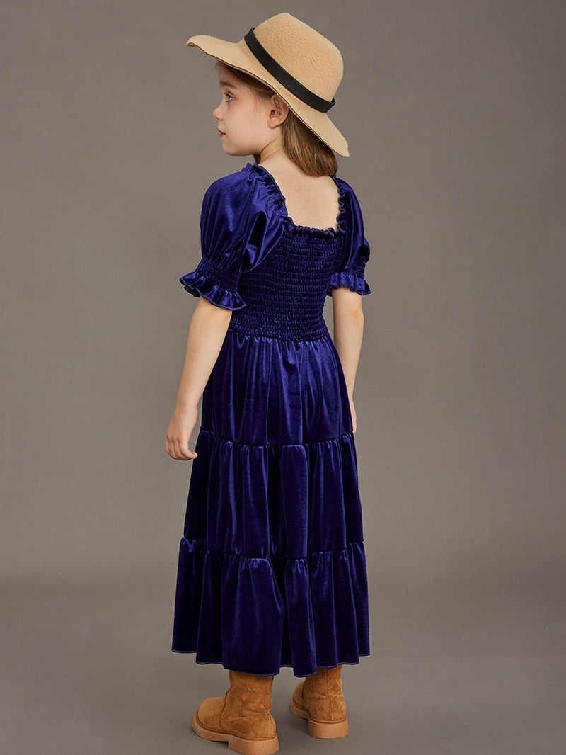 Girls Velvet Photoshoot Dresses