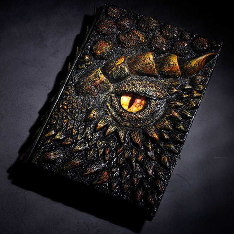 Dragon's Eye Embossed Resin Notebook A5 Journal