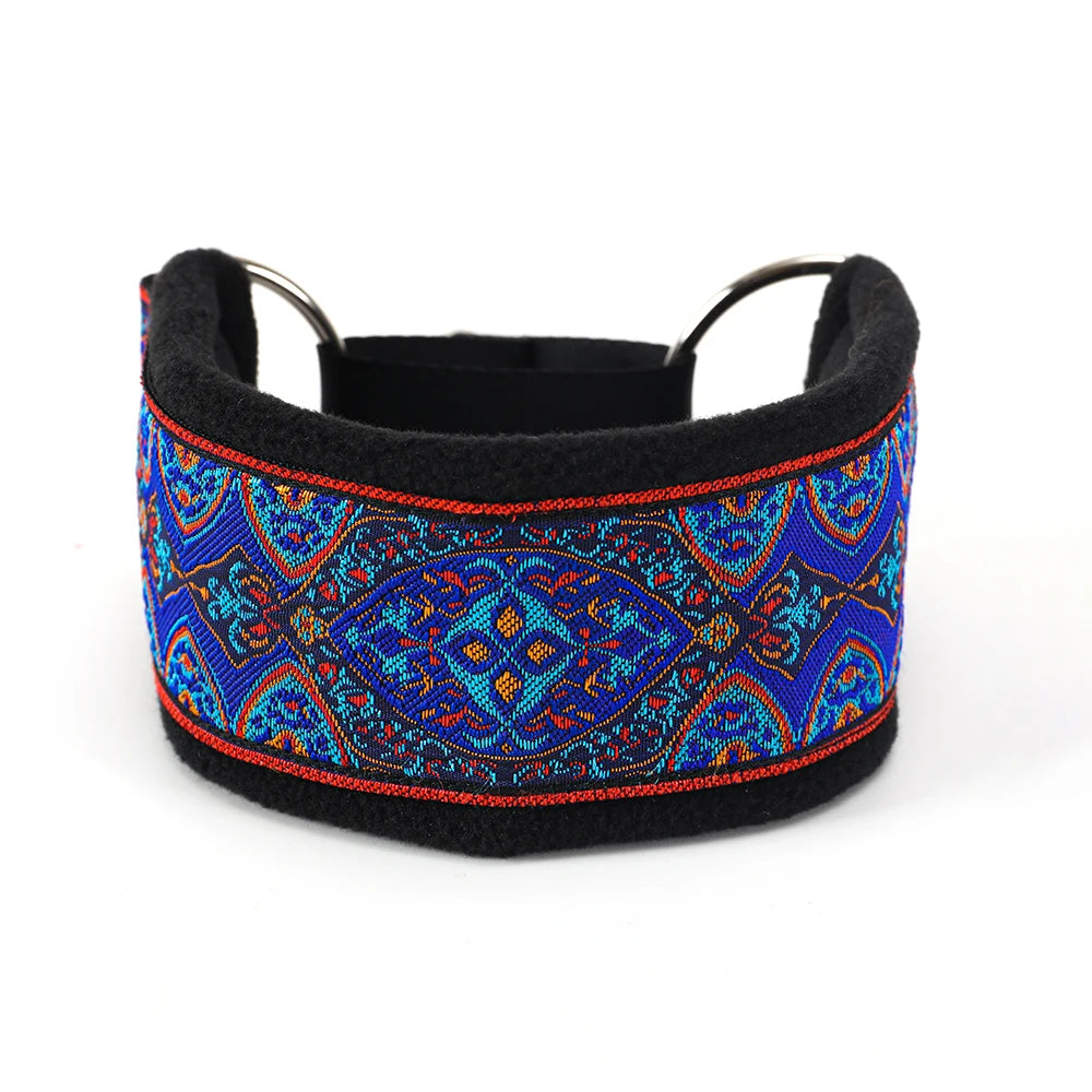Italian Ribbon Soft Comfortable Extra Wide Collars for Dogs Pet Accessories