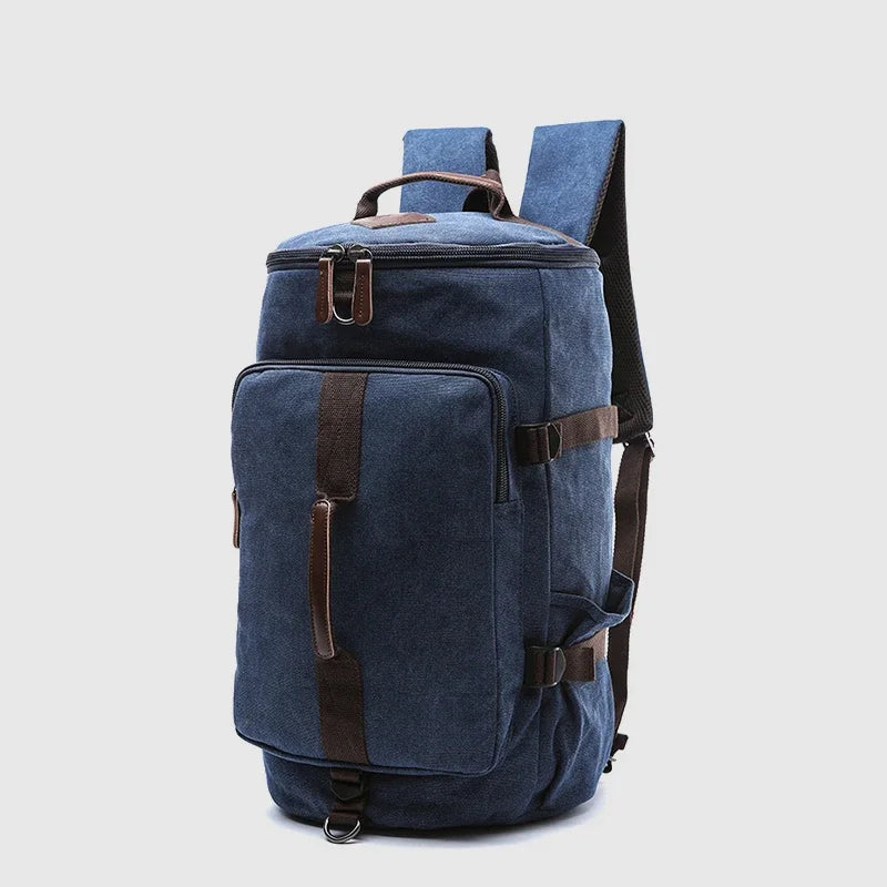 Woodsman Canvas Duffle Bags Travel Weekender Large Capacity Outdoor Backpack Luggage