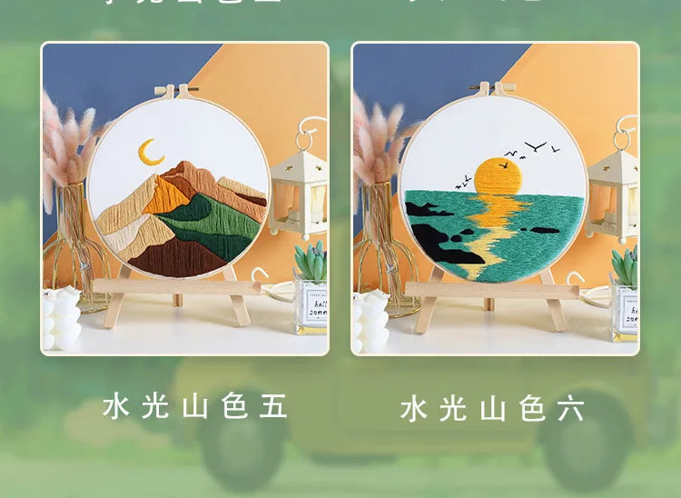 Scenery Embroidery DIY Set for Beginners