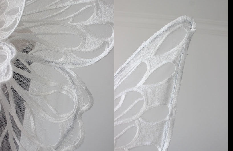 Black or White Butterfly Wings Costume
