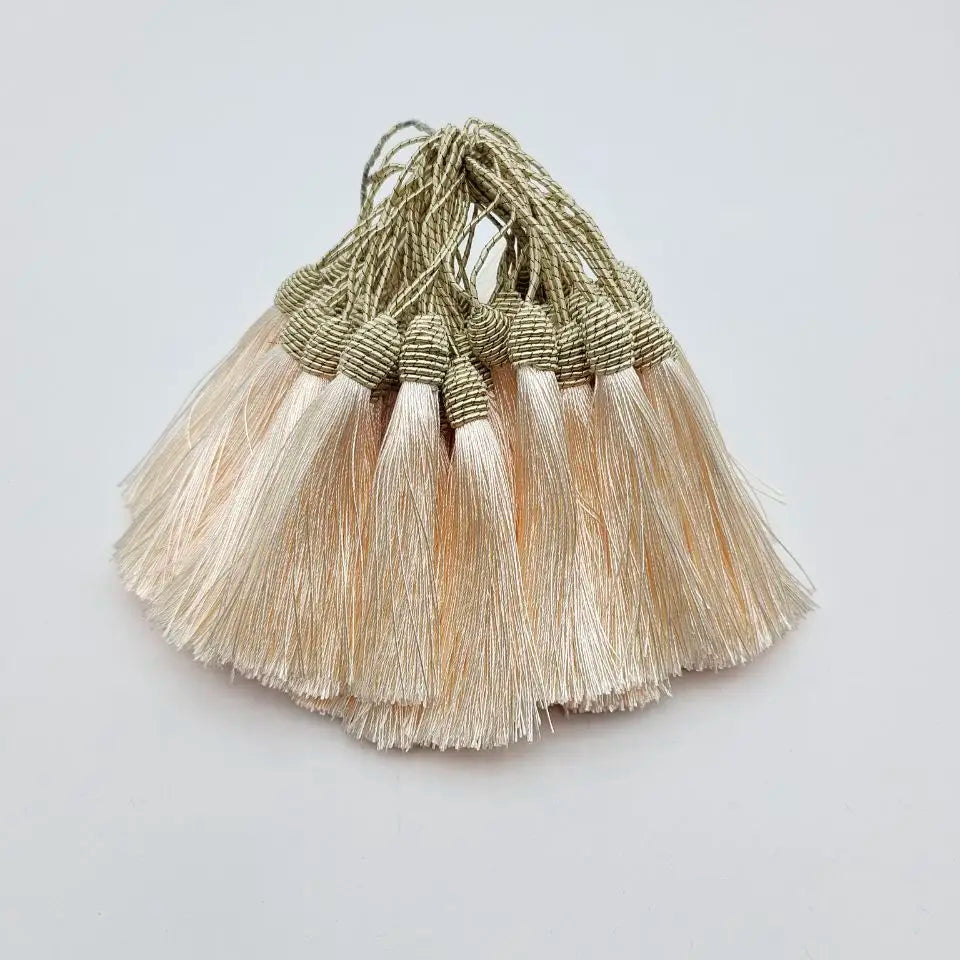 2-50pcs/lot 15cm Hanging Rope Silk Tassels Fringe Sewing Bang Tassel Trim Key Tassels for DIY Embellish Curtain Accessories
