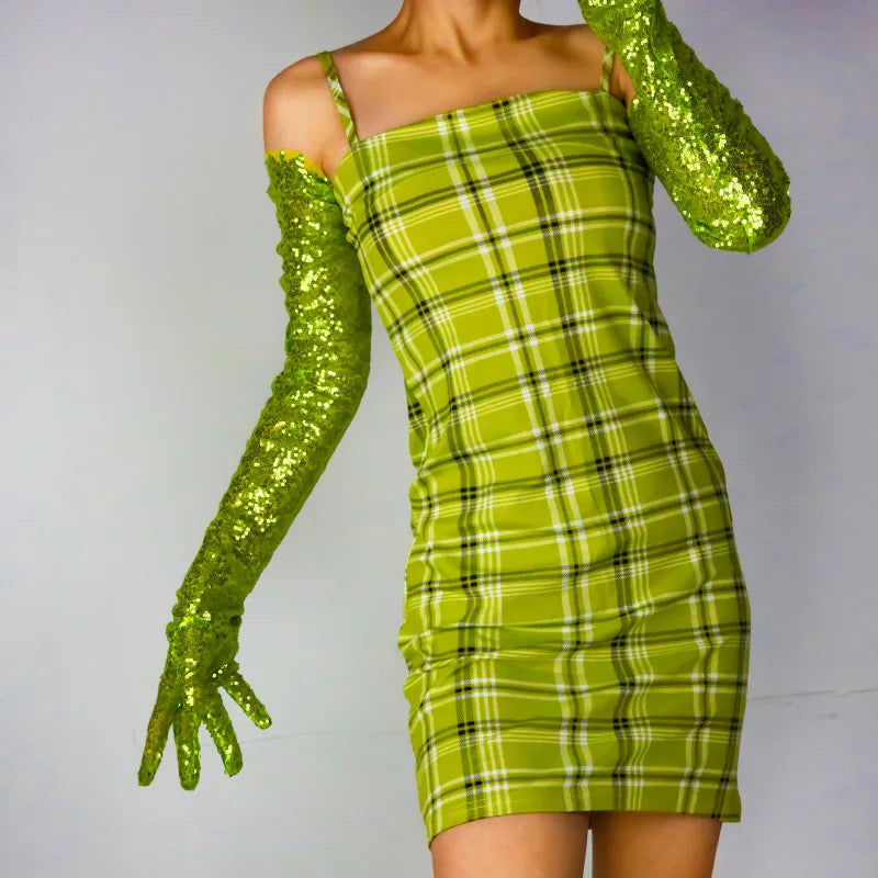 Glitter Gloves 70cm Long Gloves 26 Colours