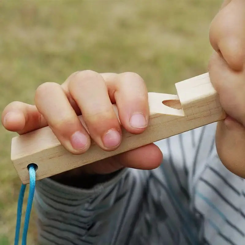 Wooden Bird Call Whistle Musical Noisemaker Fun Outdoor Exploration Kids Education Gifts
