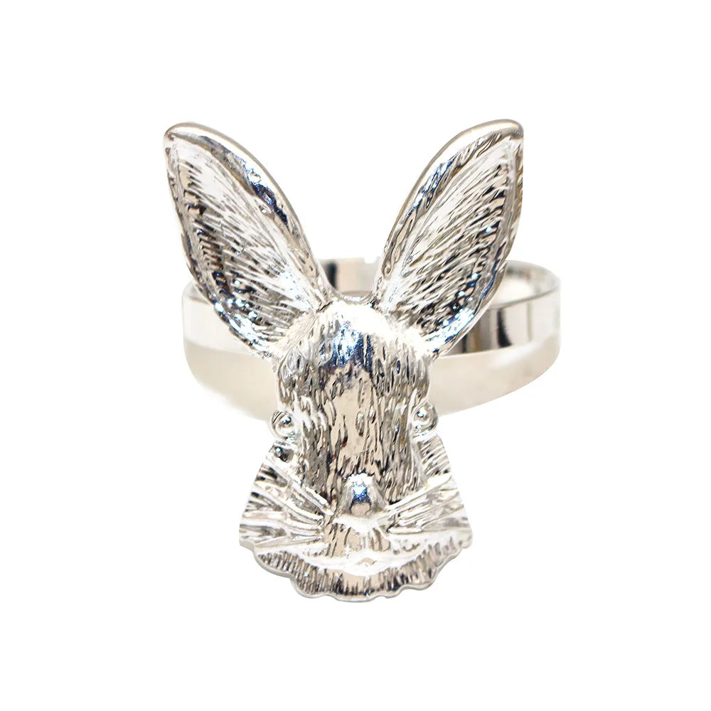 6Pcs Woodland Bunny Napkin Rings