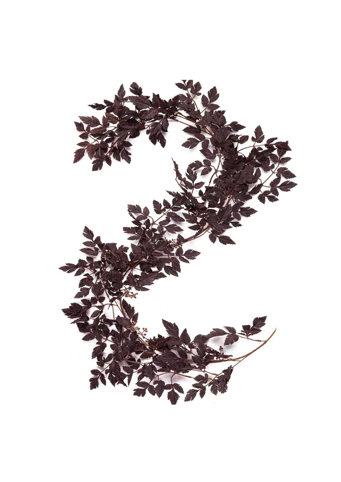 Artificial Foliage Black Hanging Vine Gothic DIY Fake Plant For Halloween Decoration
