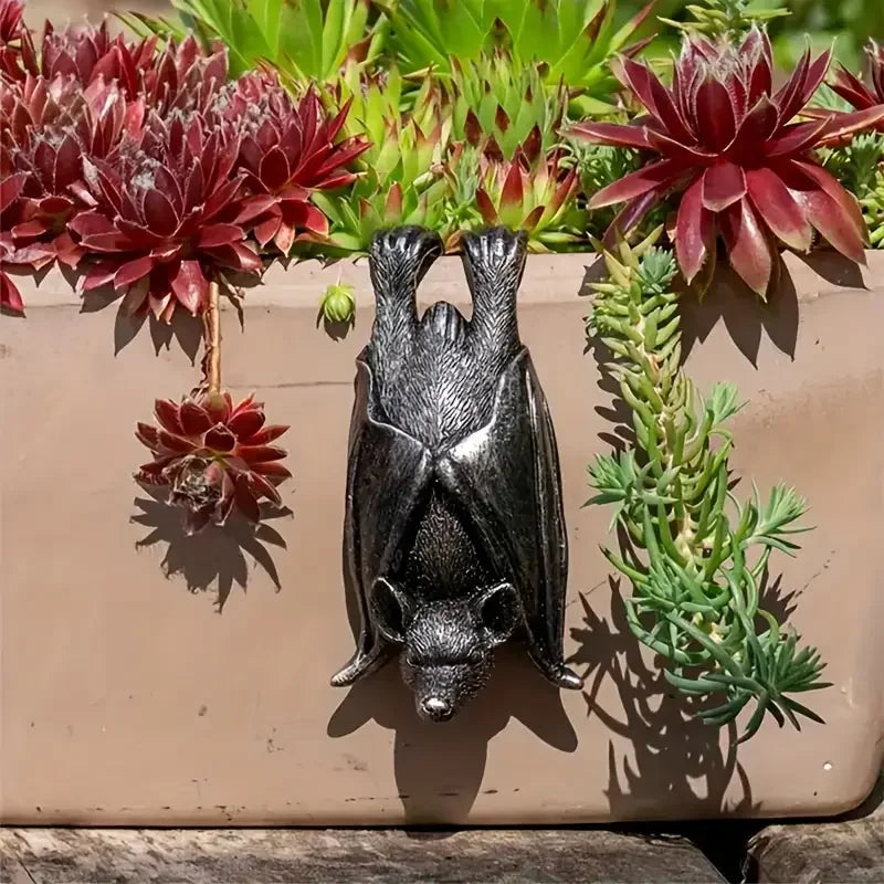 Hanging Bat Garden Decor Plant Pot Resin Figurines