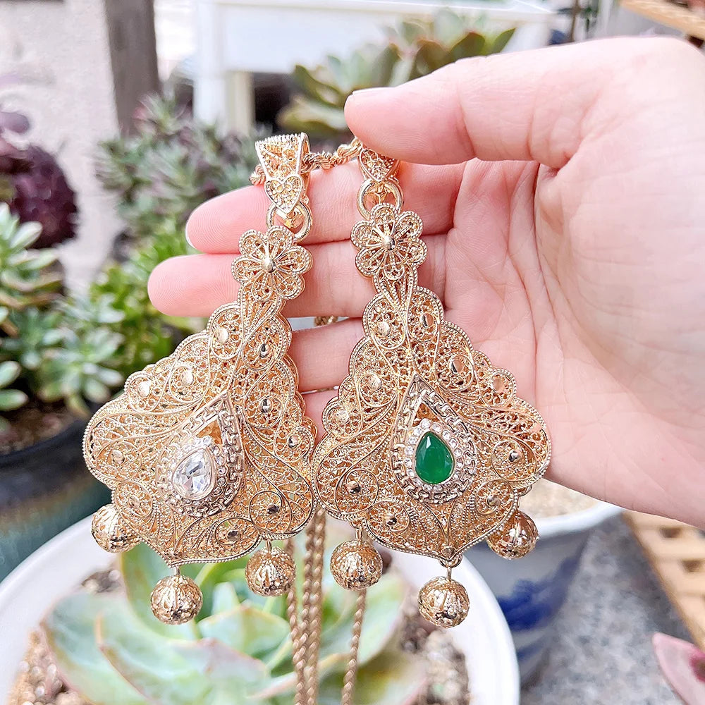 Morrocan Bell Pendant Necklace