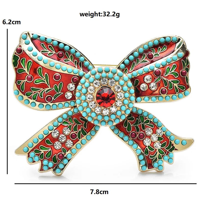 Big Enamel Bowknot Brooch