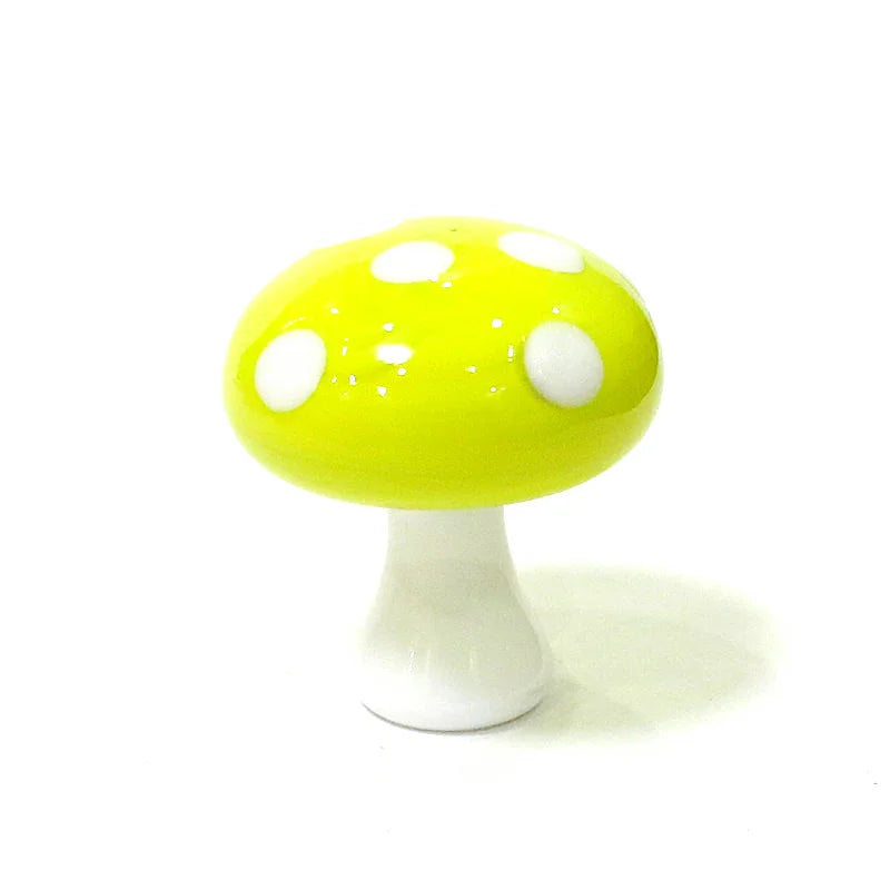 Murano Glass Mushroom Miniature Ornaments Home Decor