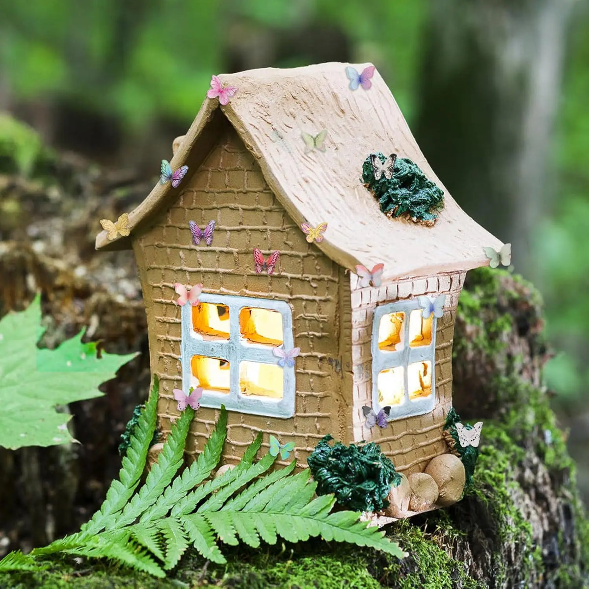 Tiny Miniature Butterflies Fairy Garden Accessories Mini Resin Figurines Micro Landscape Dollhouse DIY Crafts Decor 3D