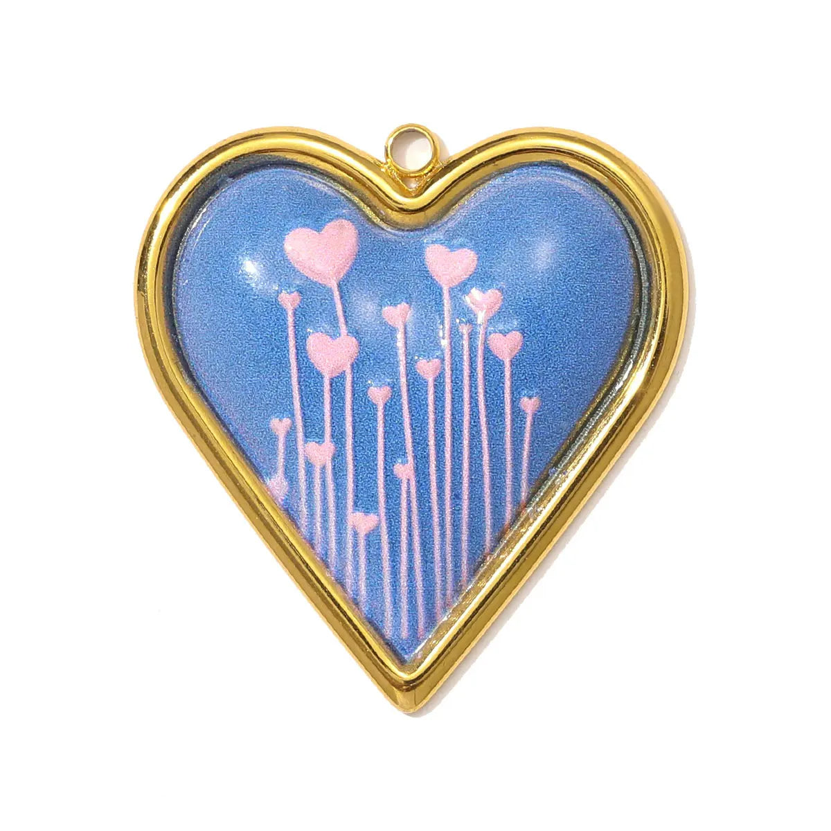 3pcs/Lot Enamel Dove Butterfly DIY Charm Pendants Stainless Steel Jewellery Findings