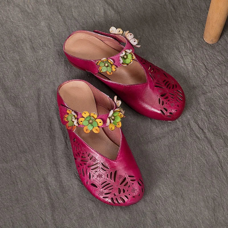 Trollkvinna Maret's Genuine Leather Moccasins Sandals