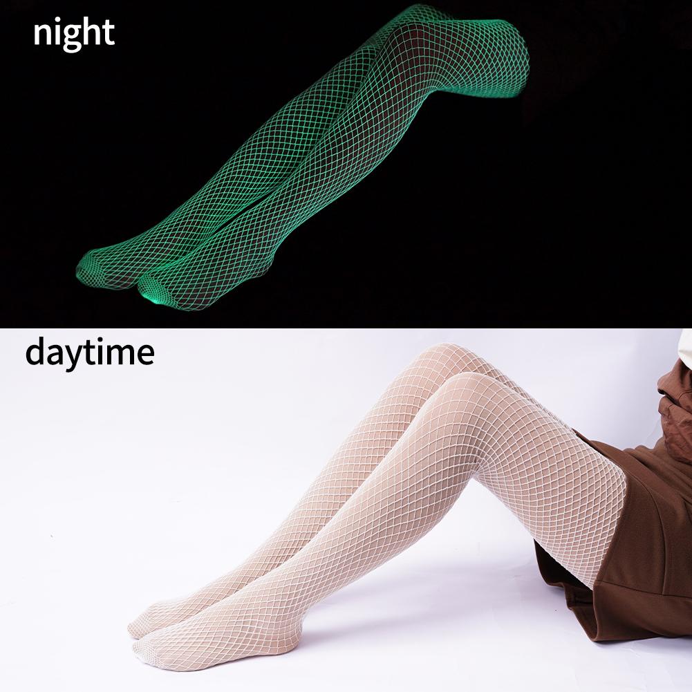 Glow in the Dark Fishnet Stockings and Body Suits