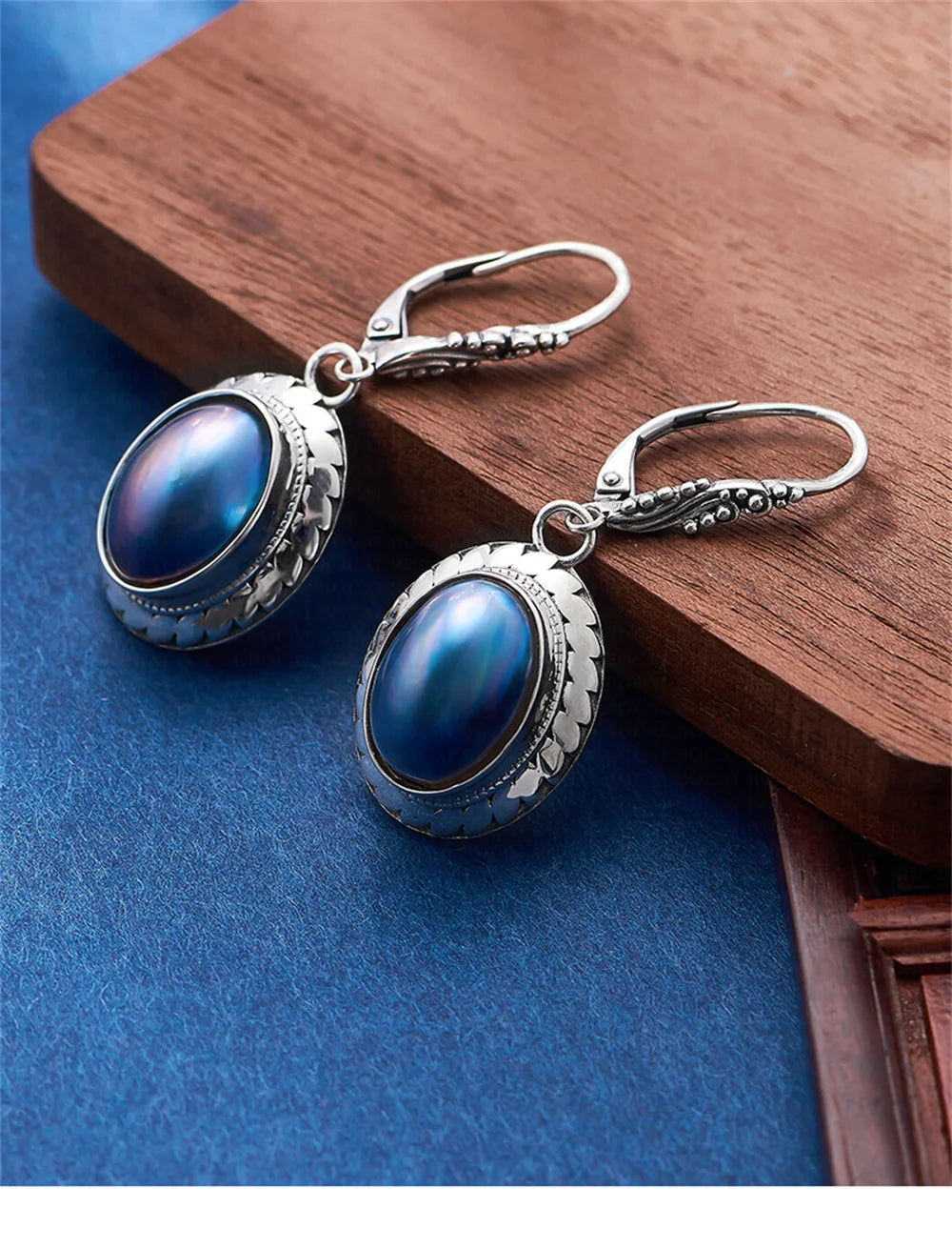 Ursula's Pearl S925 Sterling Silver Drop Earrings