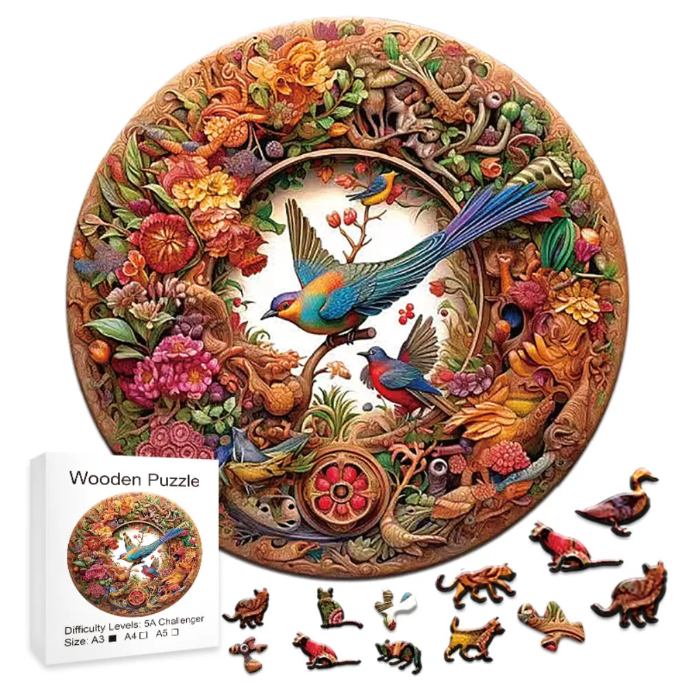Hummingbird Wooden Jigsaw Puzzle