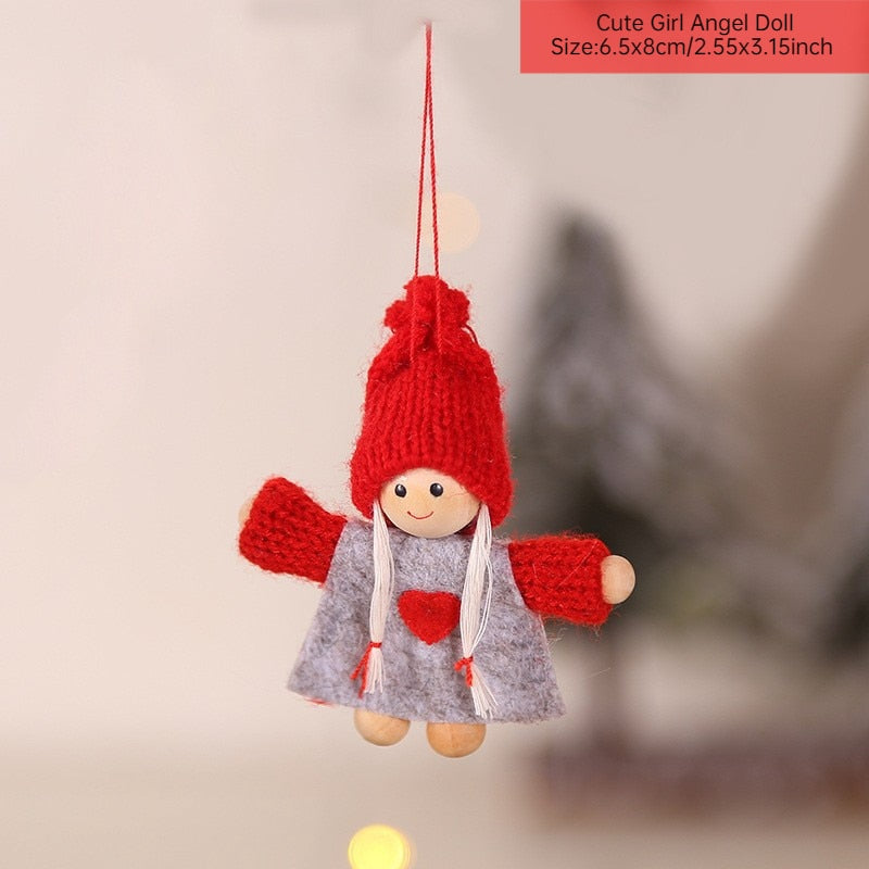 Christmas Angel Doll Xmas Tree Ornaments