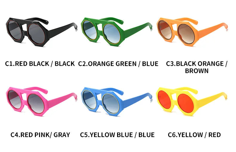 Oversized Futuristic Punk Sunglasses