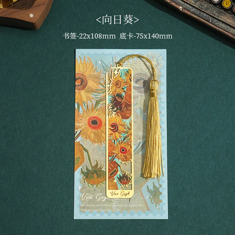 Metal Flower Bookmarks