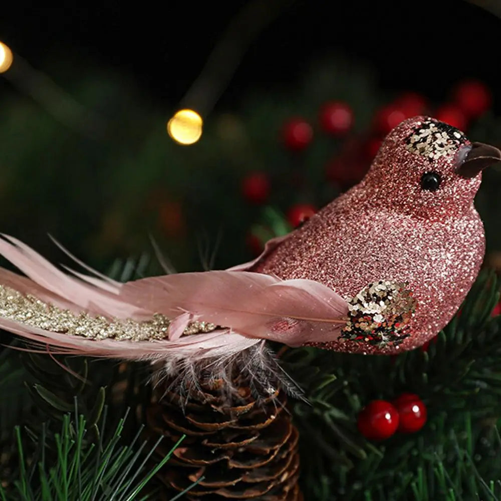 Handmade Christmas Birds Ornament Xmas Tree Decoration