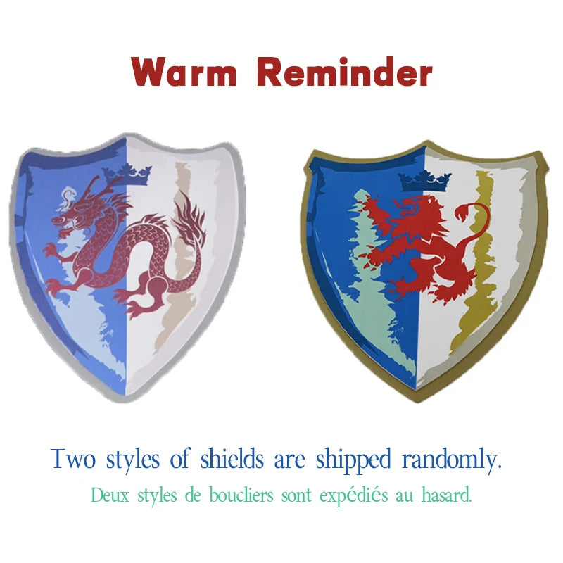Medieval Sword & Shield Set Soft Children Cosplay
