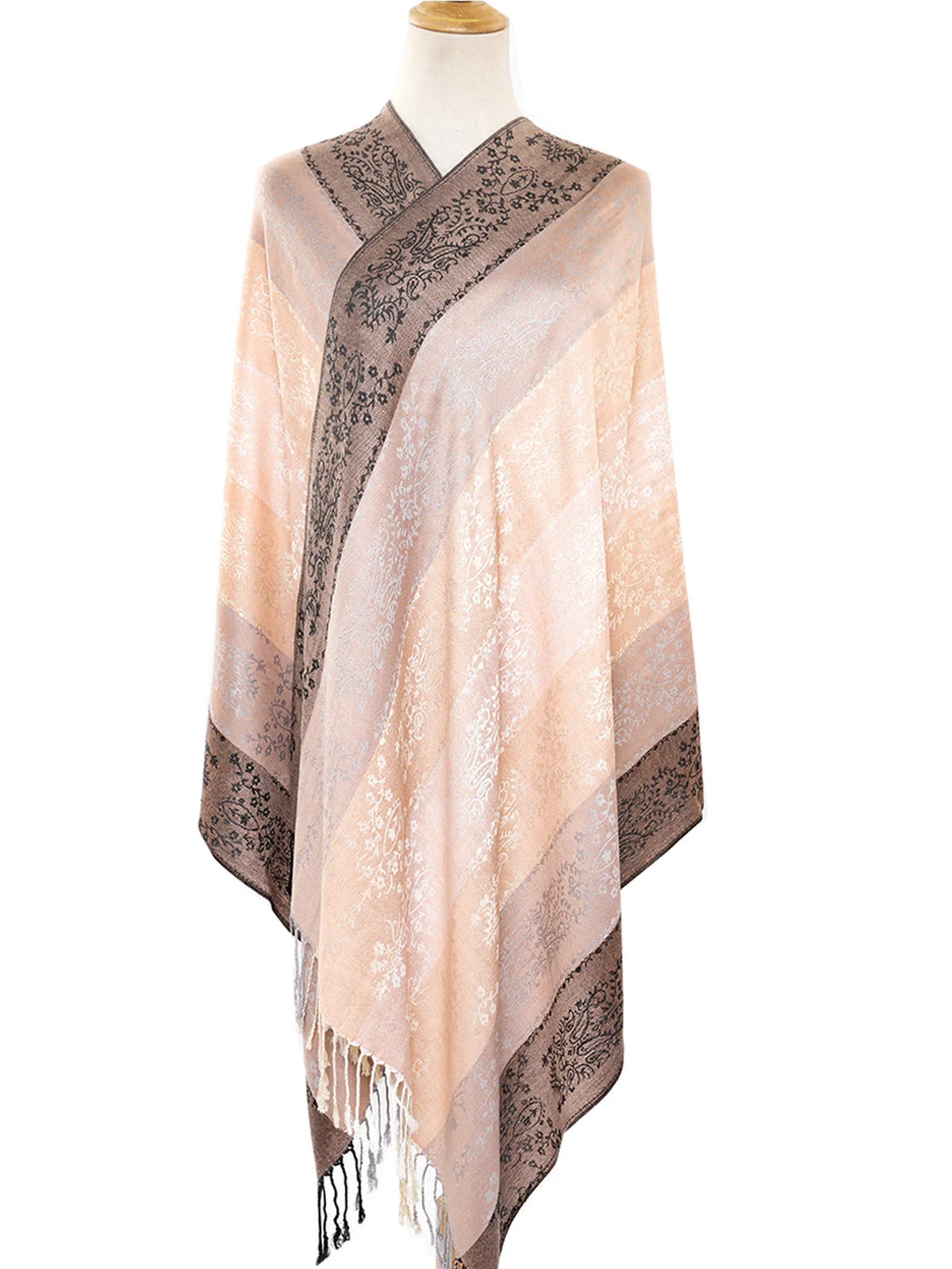 Rainbow Pashmina Scarfs Large Soft Warm Shawl Wrap