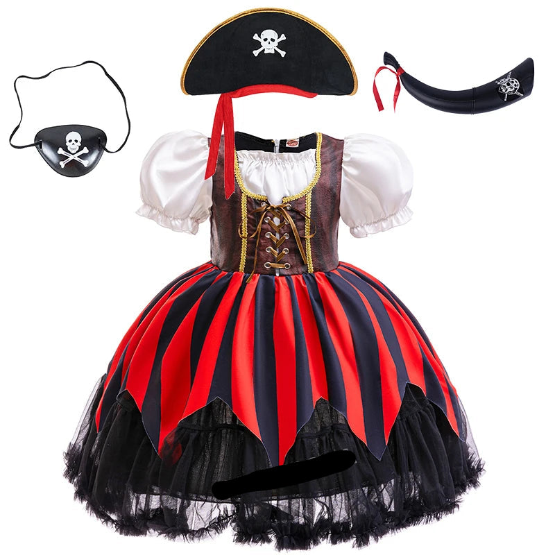 Pirate Captain Jack Sparrow Cosplay Costume Dress Up