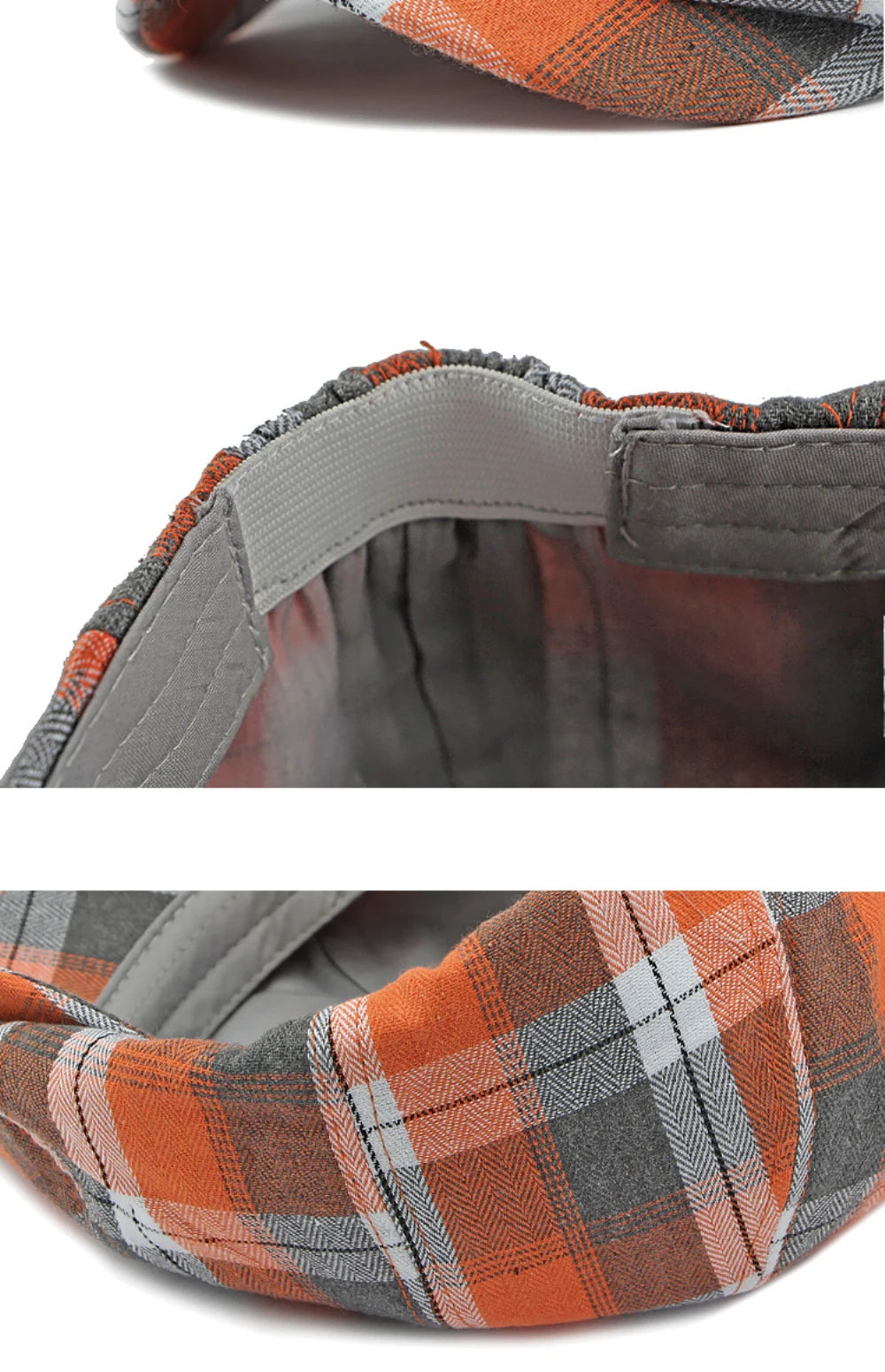 Plaid Newspaper Boy Beret Caps