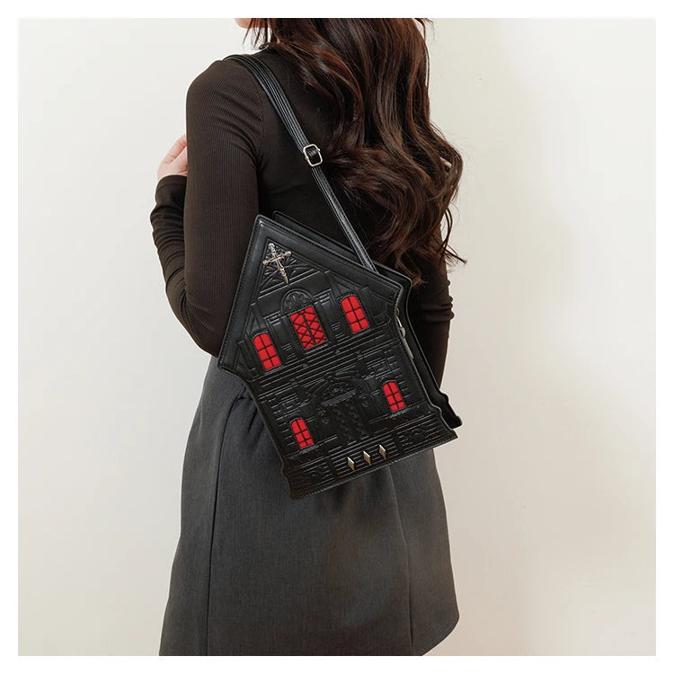 Haunted House Crossbody Bag