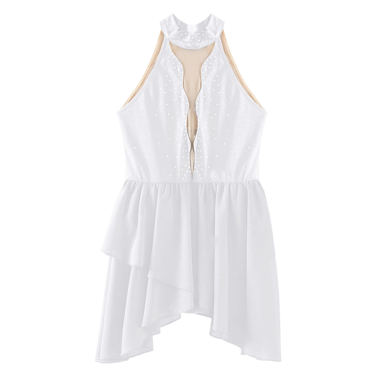 Girls Ballet Leotard Figure Ice Skating Dancewear Stage Costume