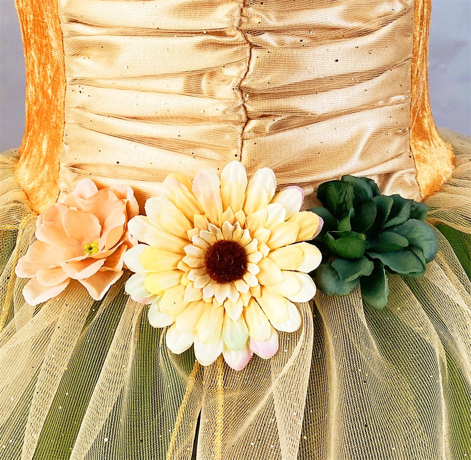 Flower Fairy Costume Children Halloween Cosplay