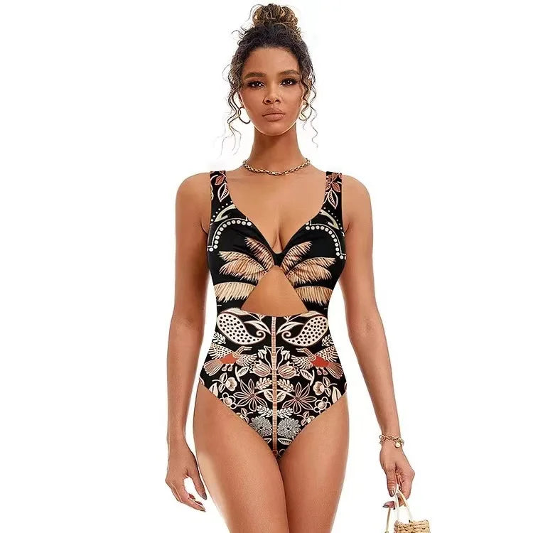 Island Graphic Summer Swimsuits Cover Up Pants Skirts Swimwear