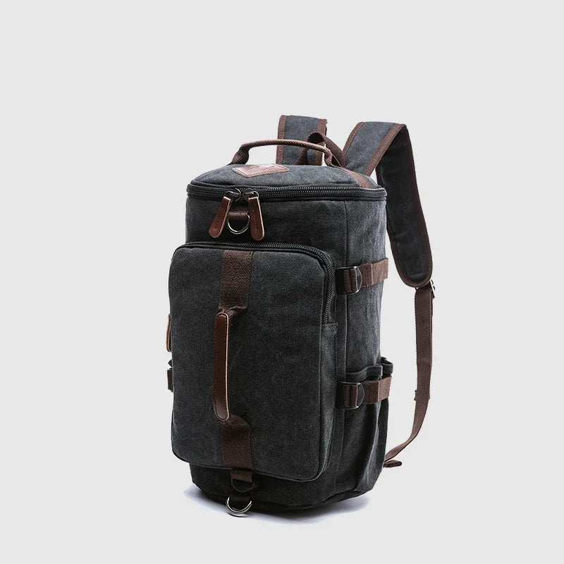 Woodsman Canvas Duffle Bags Travel Weekender Large Capacity Outdoor Backpack Luggage