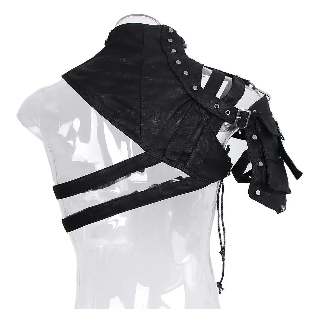 Steampunk Leather Pauldron Shoulder Arm Warrior Costume