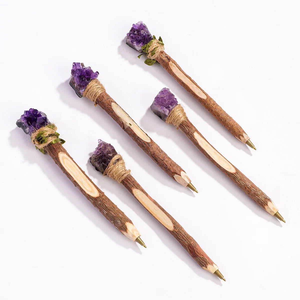 Natural Amethyst Crystal Cluster Dwarf Magic Pen