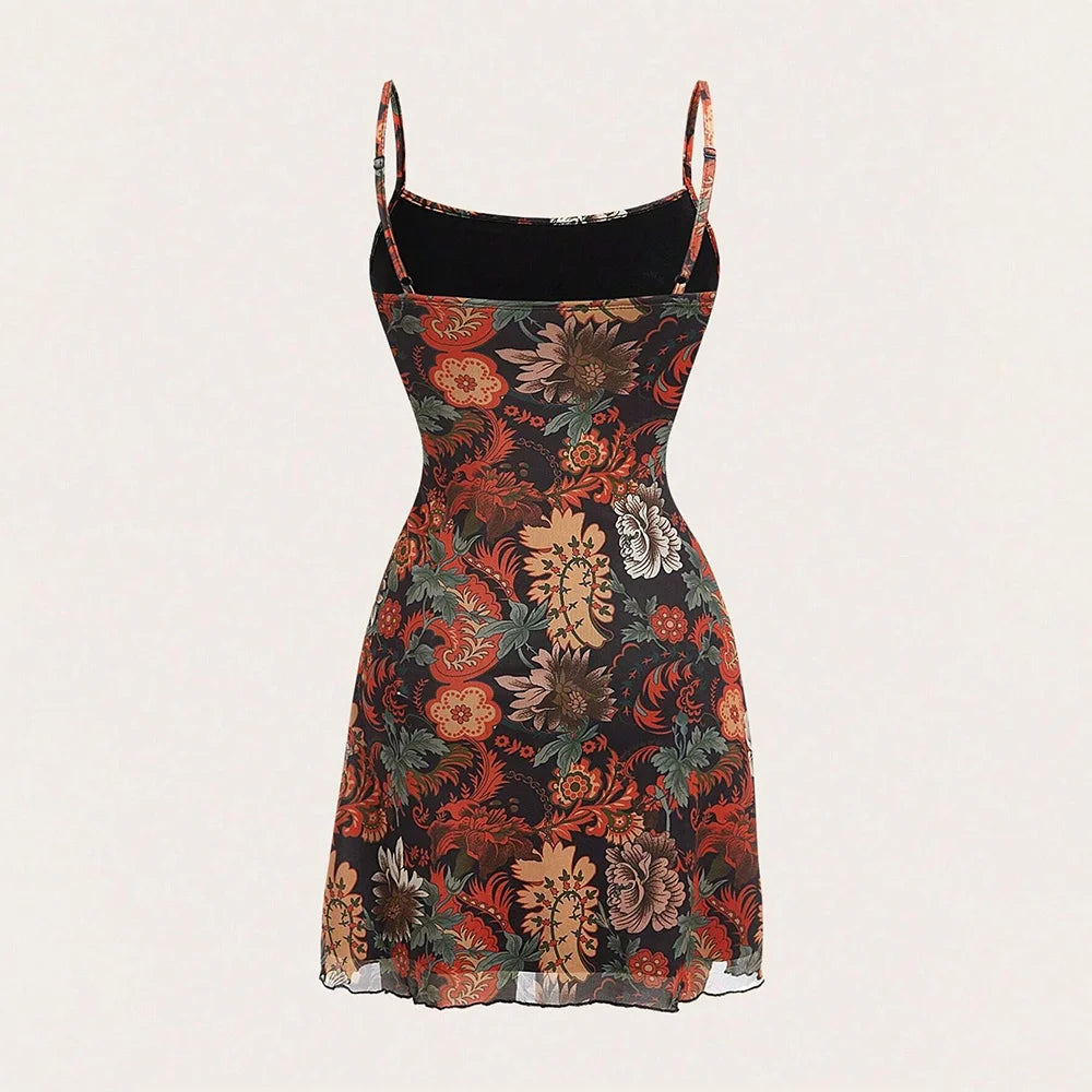 Celestial Y2k Slip Dress