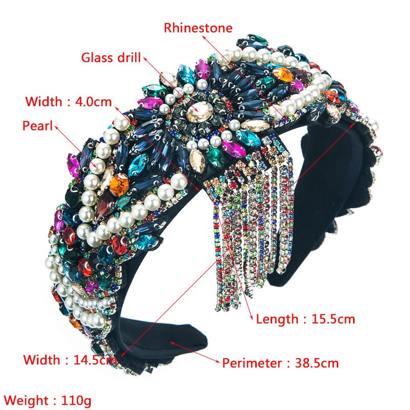 Palace Wear Pearl Tassel Headband