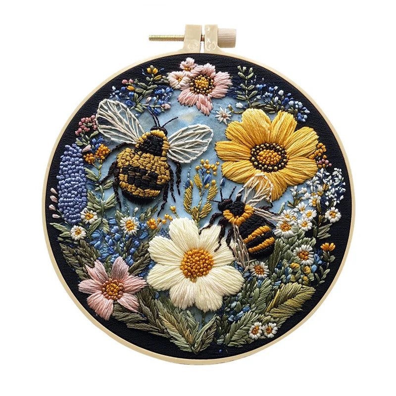 Bee Embroidery Kits DIY Crafts