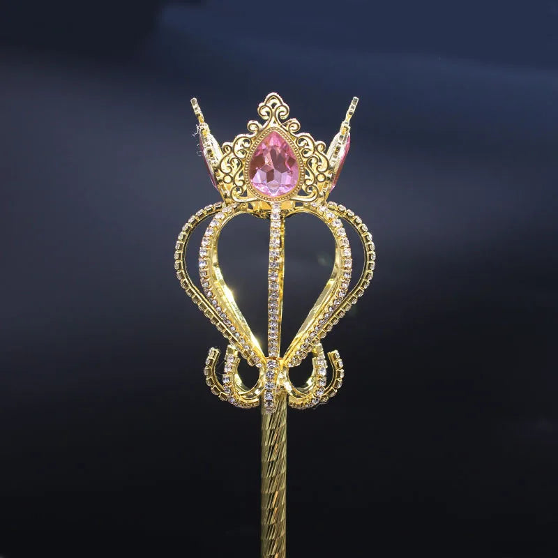 Royal Sceptres Crystal Pageant Costume Props Fairy Wands