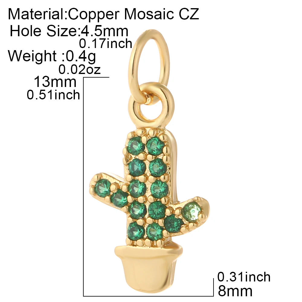 Green Charms Jewellery Making Supplies Necklace Bracelet Pendant Charms