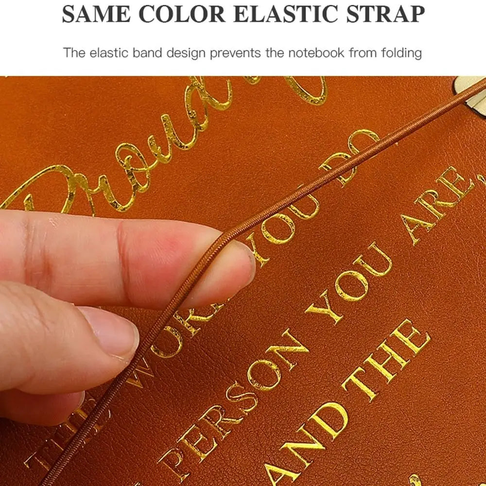 Teacher Colleague Employee Nurse Appreciation Gift 80 Sheets A5 Soft PU Leather Cover Loose-leaf Notebook