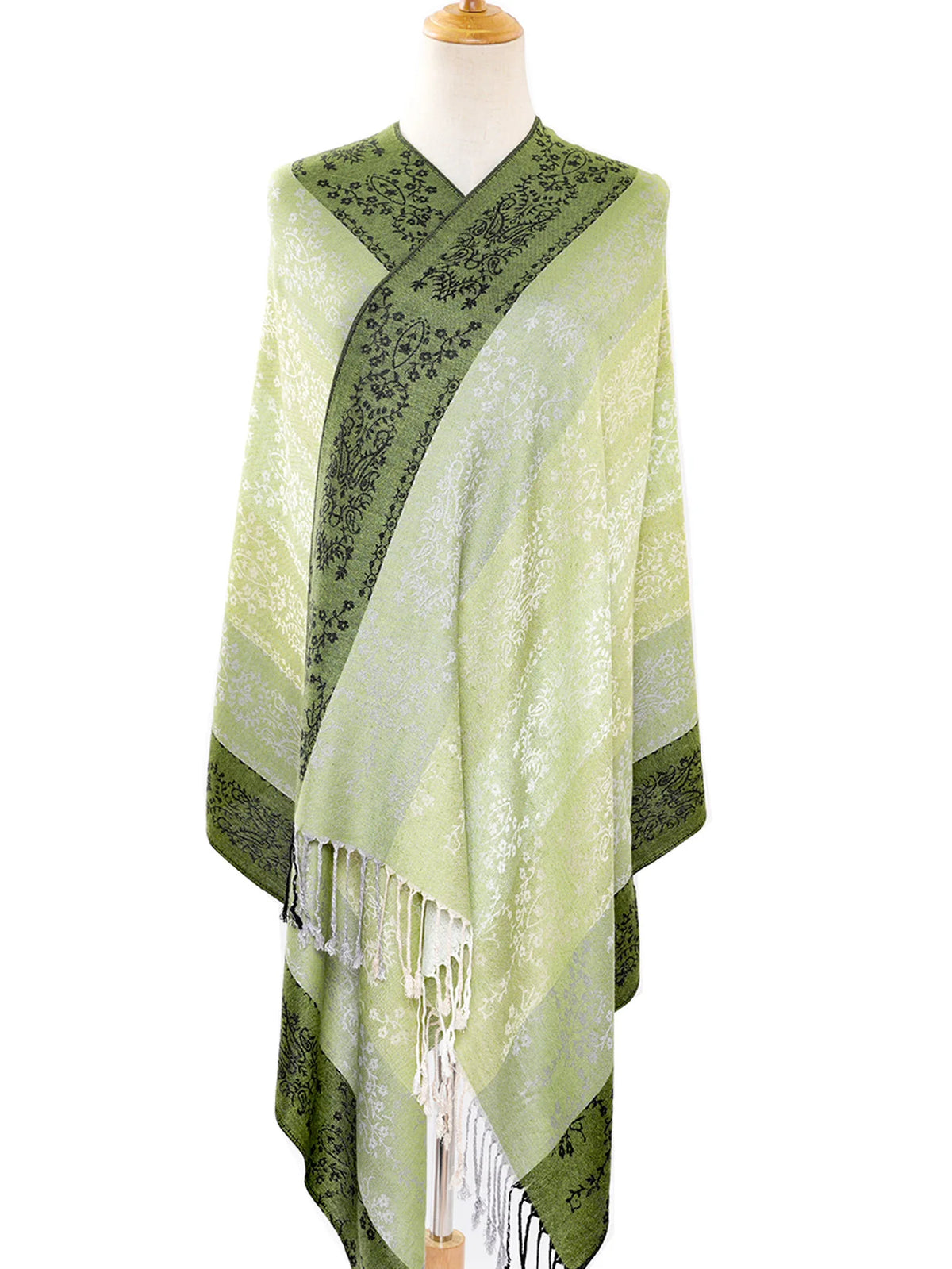 Rainbow Pashmina Scarfs Large Soft Warm Shawl Wrap