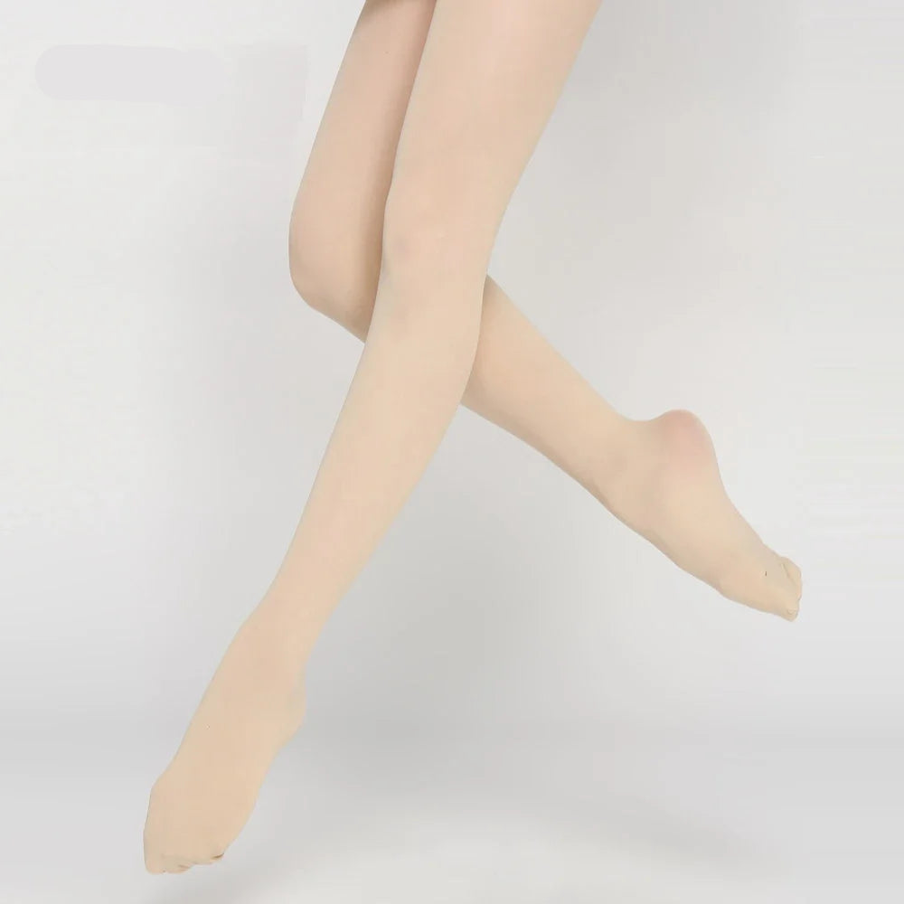 Ballet Dance High Waist Tights Adult Children's Pantyhose Convertible Training Tights