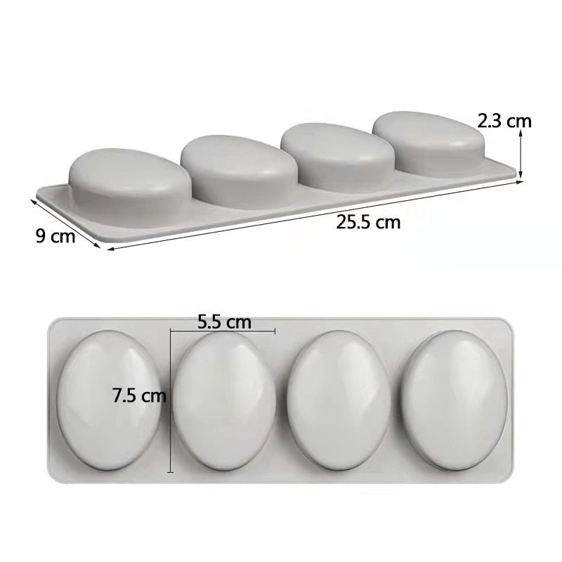 Flower Shaped Silicone Soap Mould DIY Handmade Cake Chocolate Candle Moulds