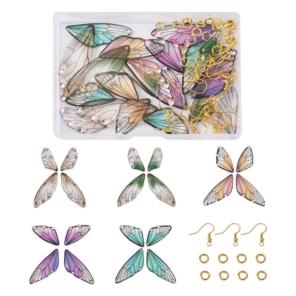 Make Your Own Fairy Wing Earrings DIY Earrings Jewellery Making Kit