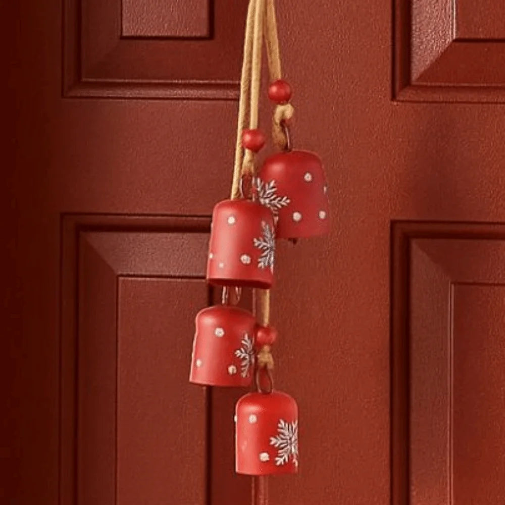 Christmas Bells String Iron Xmas Decoration
