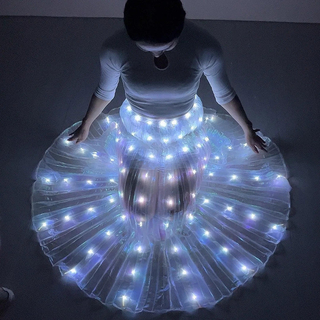 LED Light Up Party Skirt for Adults Dance Performance Wear